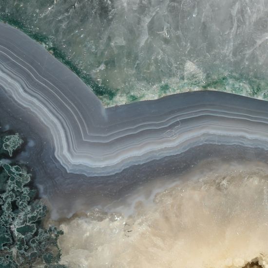 Natural crystal layers symbolising depth and quality